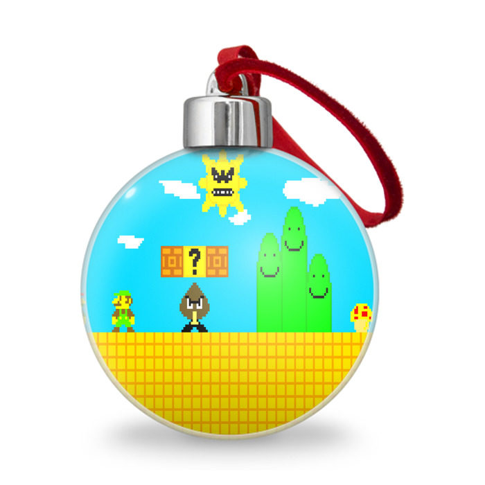 Ёлочный шар MARIO фото