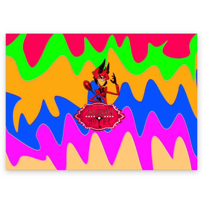 Поздравительная открытка Hazbin Hotel фото