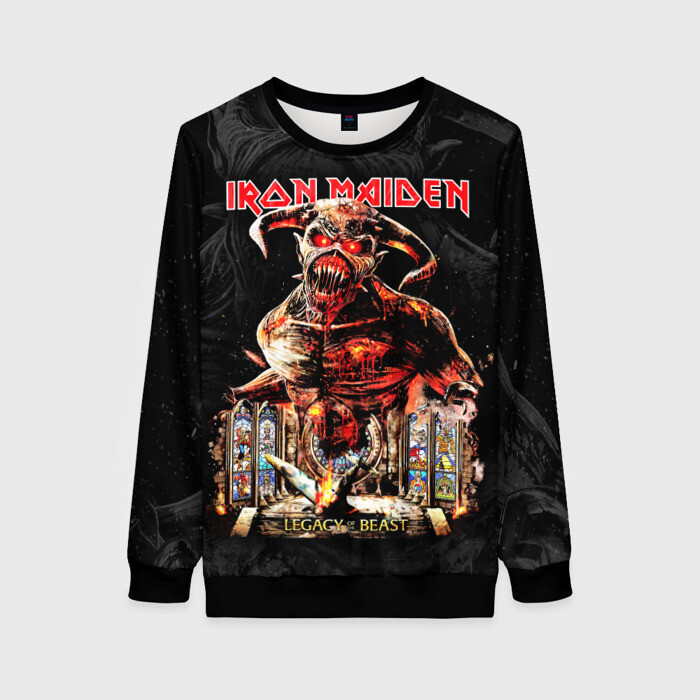 Женский свитшот 3D Iron Maiden фото