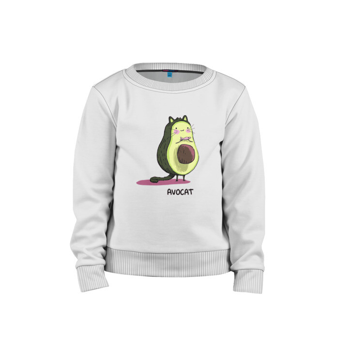 Детский свитшот хлопок Авокот фото