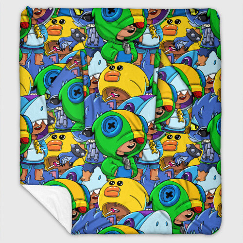 Плед с рукавами BRAWL STARS LEON фото