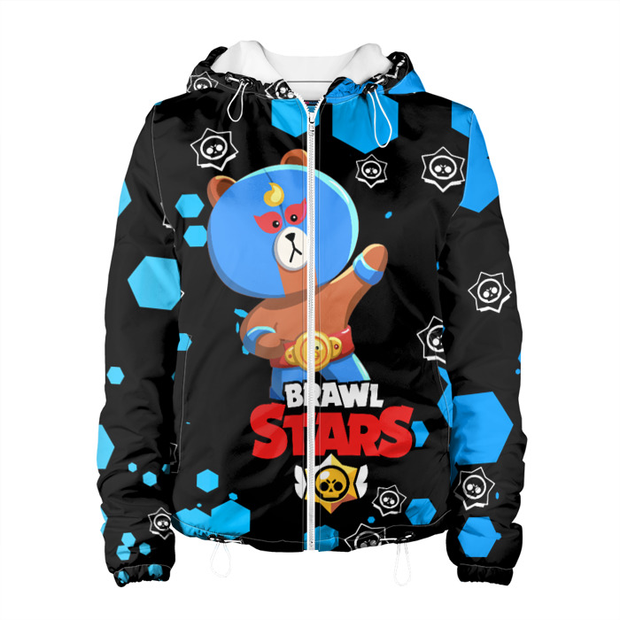 Женская куртка 3D BRAWL STARS EL BROWN. фото