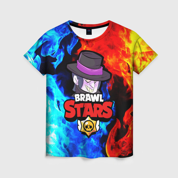 Женская футболка 3D BRAWL STARS MORTIS фото