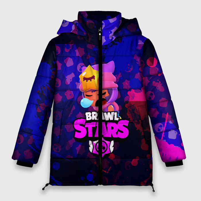 Женская зимняя куртка 3D BRAWL STARSСЭНДИ фото