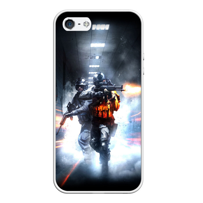 Чехол для iPhone 5/5S матовый Battlefield фото