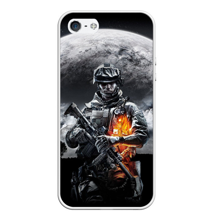 Чехол для iPhone 5/5S матовый Battlefield фото