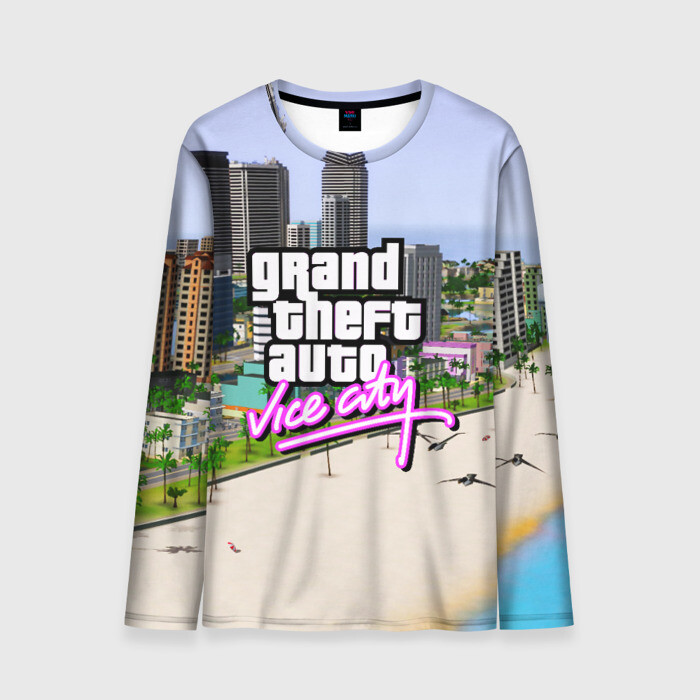 Мужской лонгслив 3D GTA REDUX 2020 фото