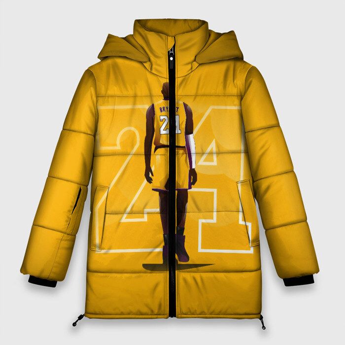 Женская зимняя куртка 3D Kobe Bryant фото