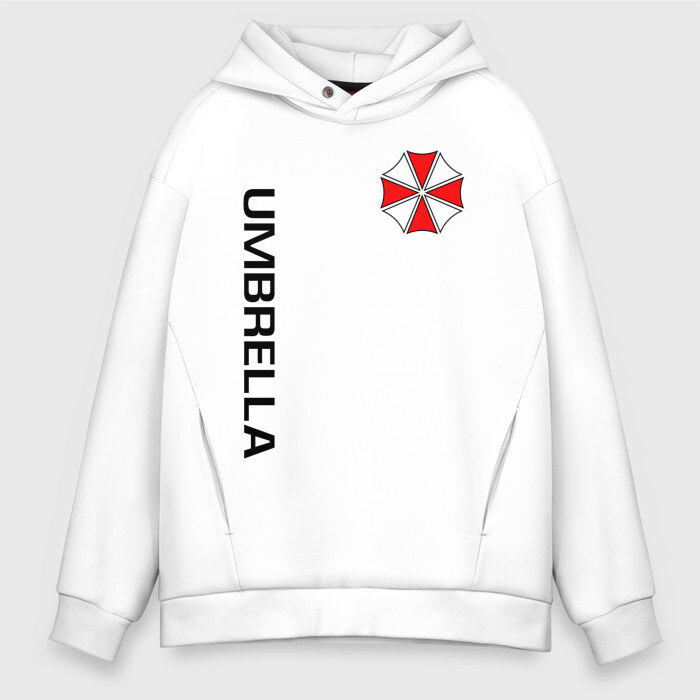 Мужское худи Oversize хлопок UMBRELLA CORP(+спина) фото