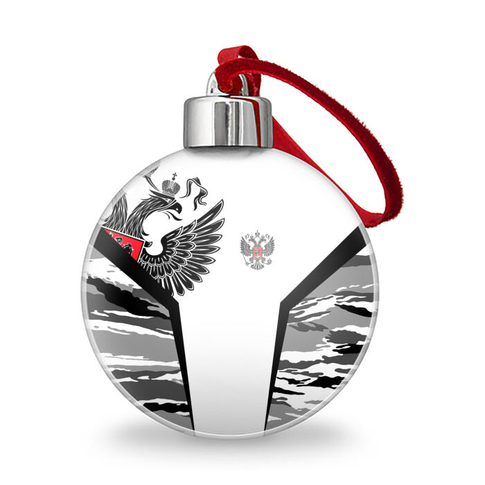 Ёлочный шар Камуфляж Россия фото