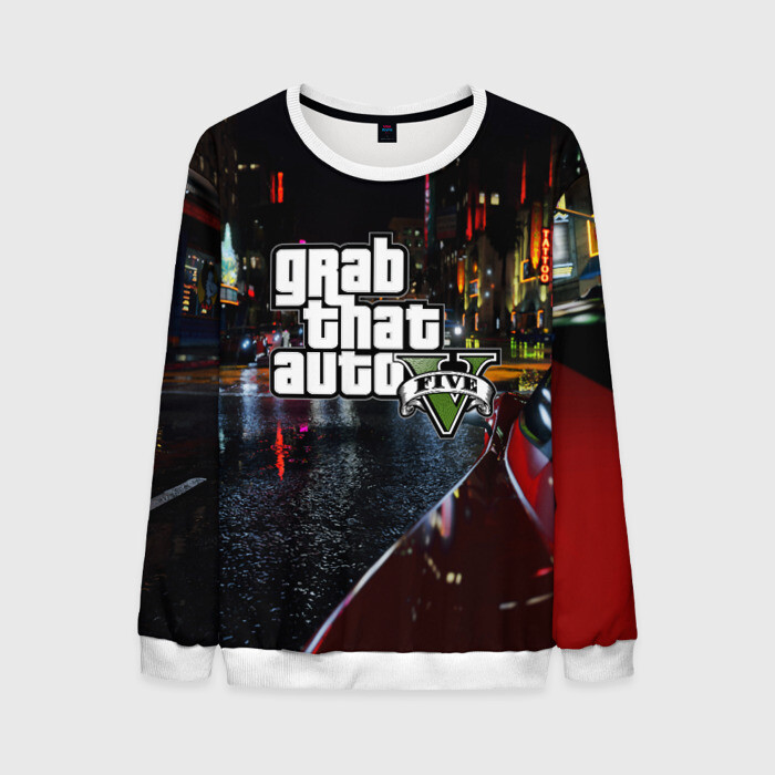 Мужской свитшот 3D Grand Theft Auto V фото