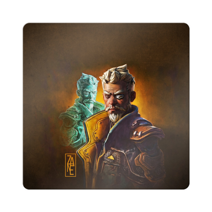 Магнит виниловый Квадрат Zane Flynt фото