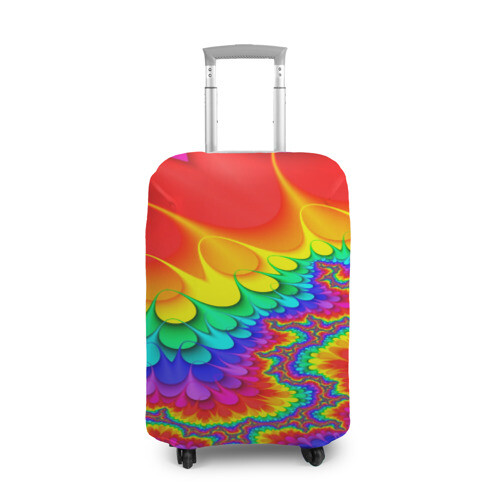 Чехол для чемодана 3D TIE-DYE фото