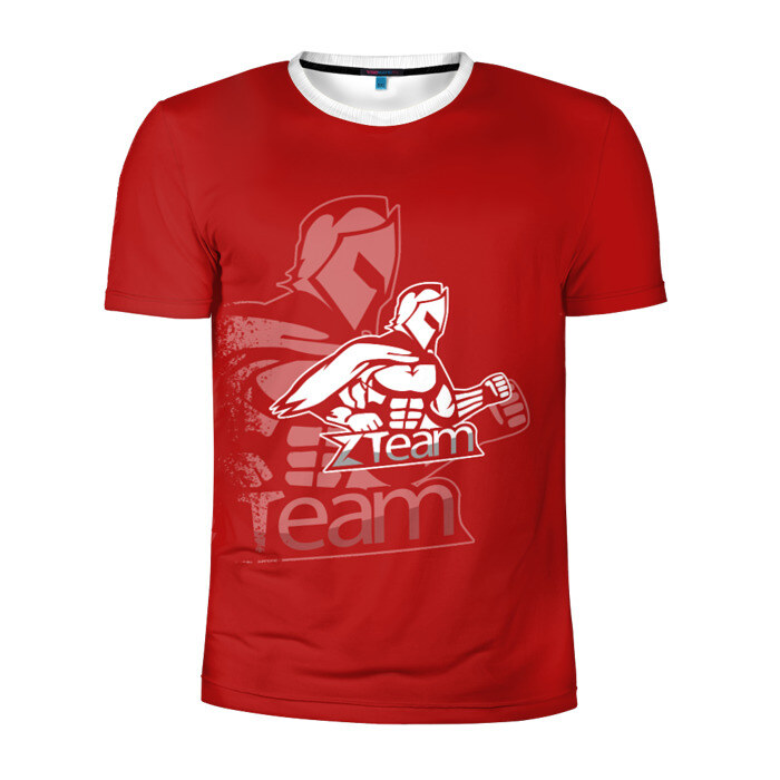 Мужская футболка 3D спортивная ZTeam фото