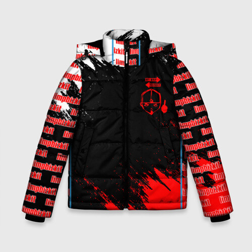 Зимняя куртка для мальчиков 3D LIMP BIZKIT фото