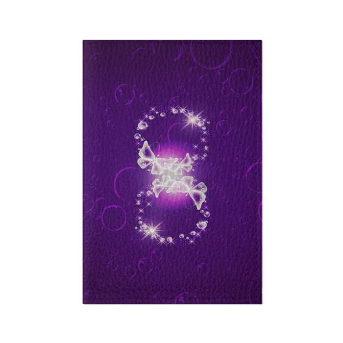 Обложка для паспорта матовая кожа полет мечты фото