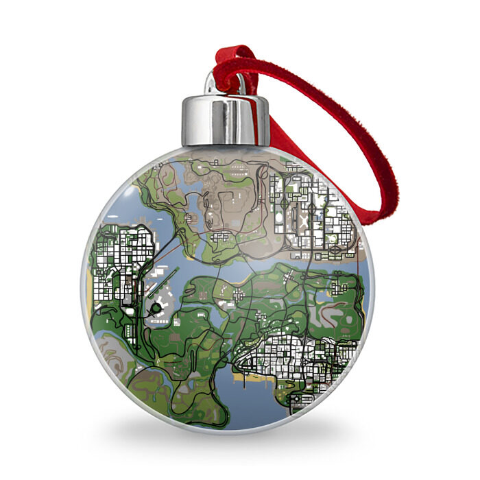 Ёлочный шар San andreas фото