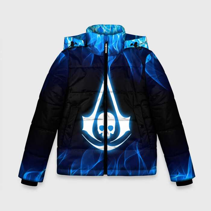 Зимняя куртка для мальчиков 3D Assassin’s Creed фото