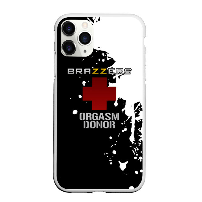Чехол для iPhone 11 Pro матовый Brazzers orgasm donor фото
