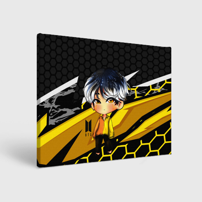 Холст прямоугольный BTS фото
