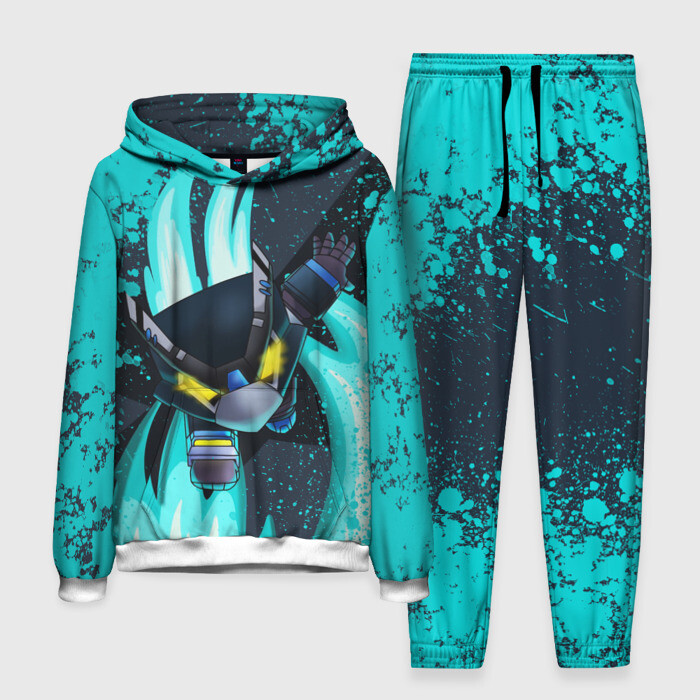 Мужской костюм 3D (с толстовкой) BRAWL STARS CROW фото