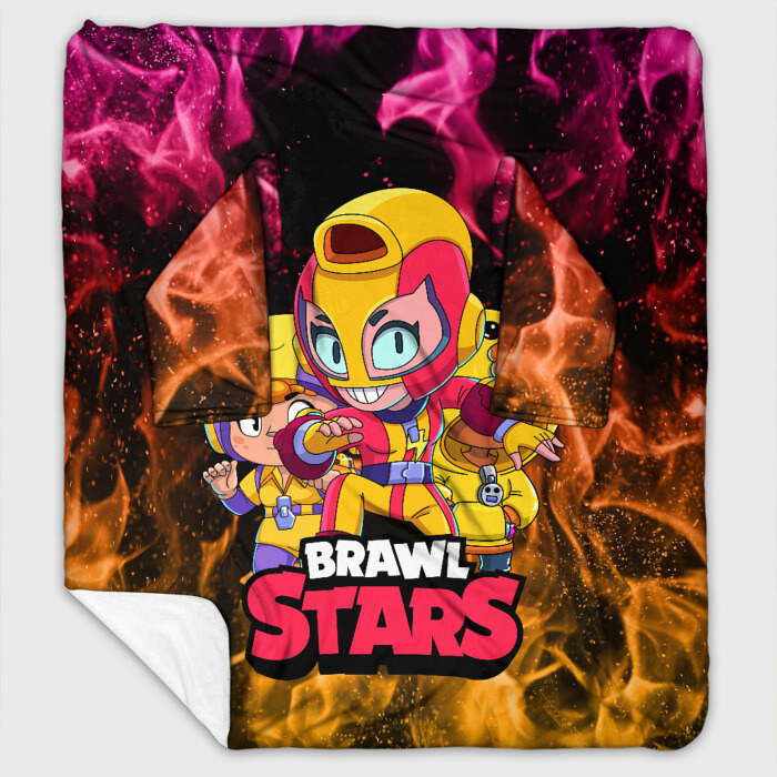 Плед с рукавами BRAWL STARS MAX фото
