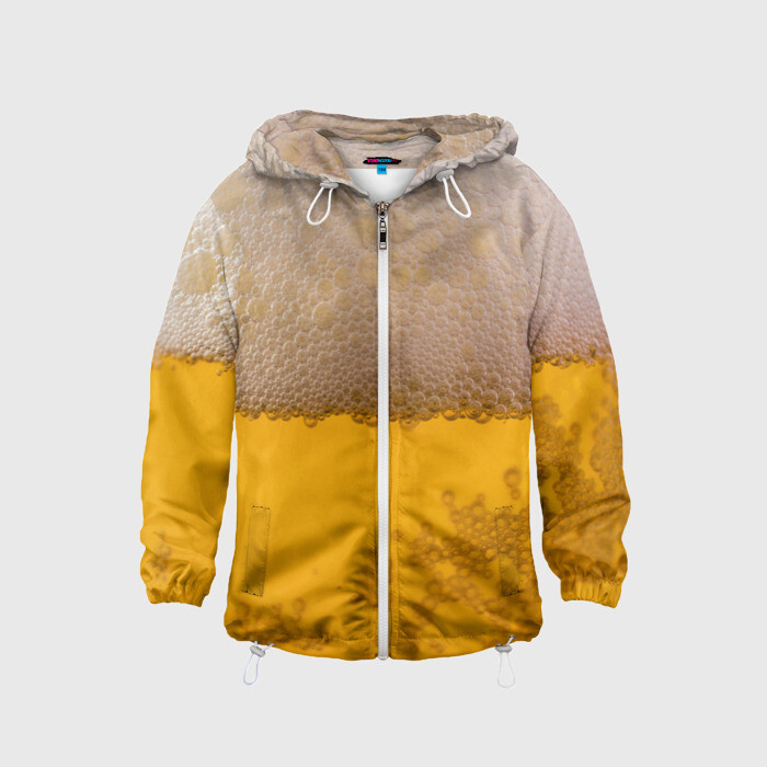 Детская ветровка 3D Пиво фото