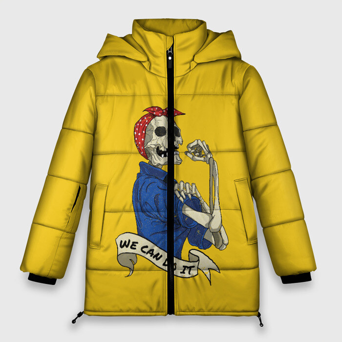 Женская зимняя куртка 3D We Can Do It фото