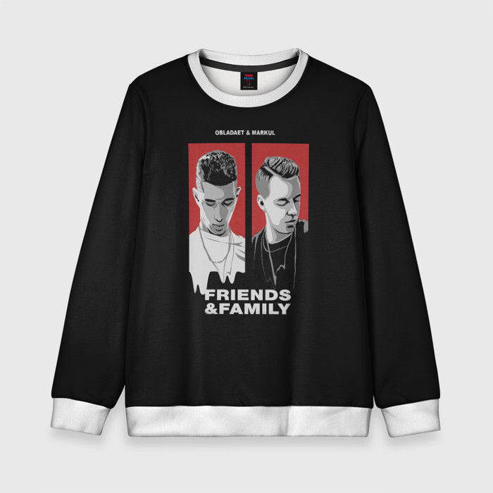 Детский свитшот 3D Obladaet & Markul фото