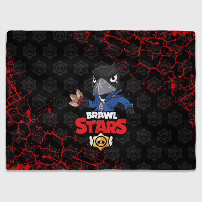 Плед 3D B.S.  CROW  фото