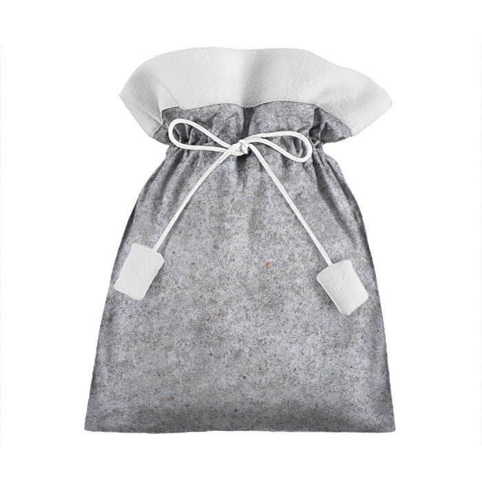 Подарочный 3D мешок Серый бетон фото