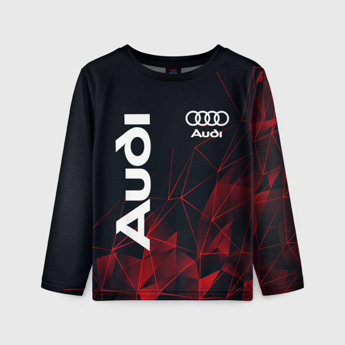 Детский лонгслив 3D AUDI | АУДИ фото