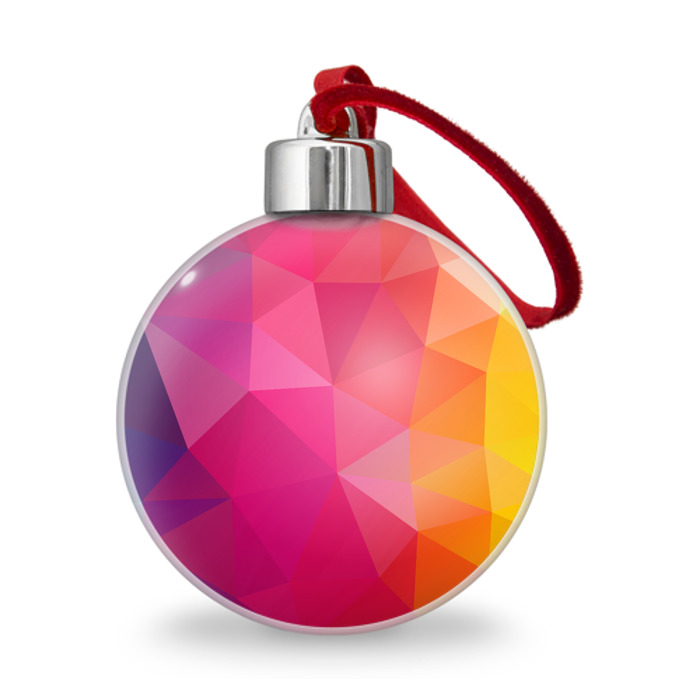 Ёлочный шар ПОЛИСКЕЙП фото