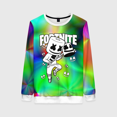 Женский свитшот 3D FORTNITE x MARSHMELLO  фото