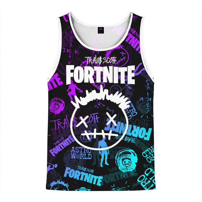 Мужская майка 3D TRAVIS SCOTT+FORTNITE фото