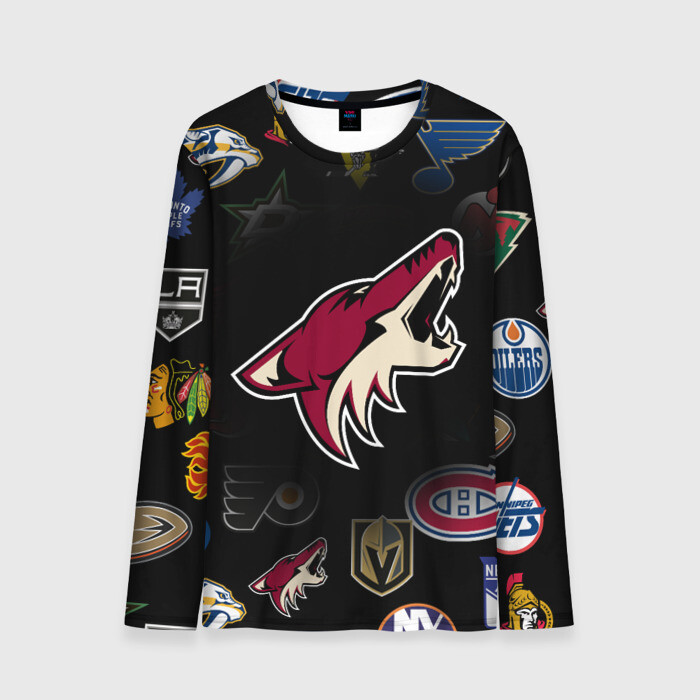Мужской лонгслив 3D Arizona Coyotes | NHL (Z) фото