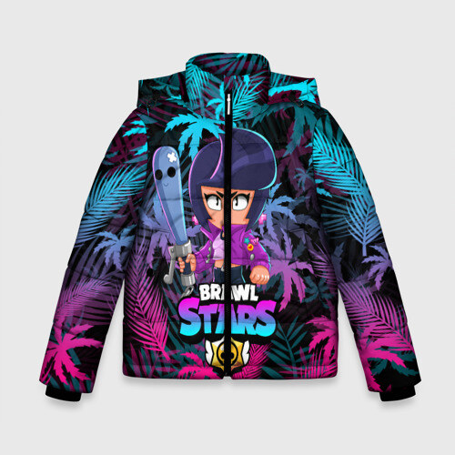 Зимняя куртка для мальчиков 3D BRAWL STARS BIBI БИБИ фото