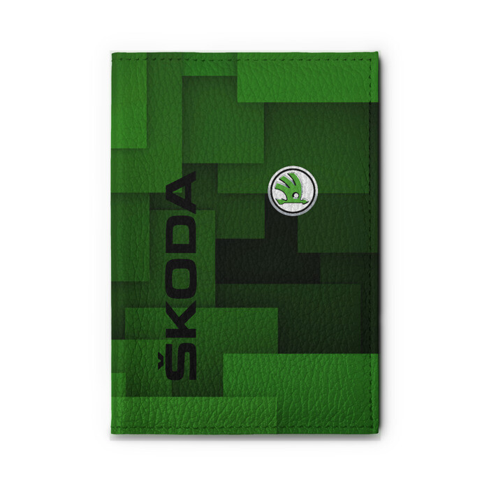 Обложка для автодокументов SKODA. фото