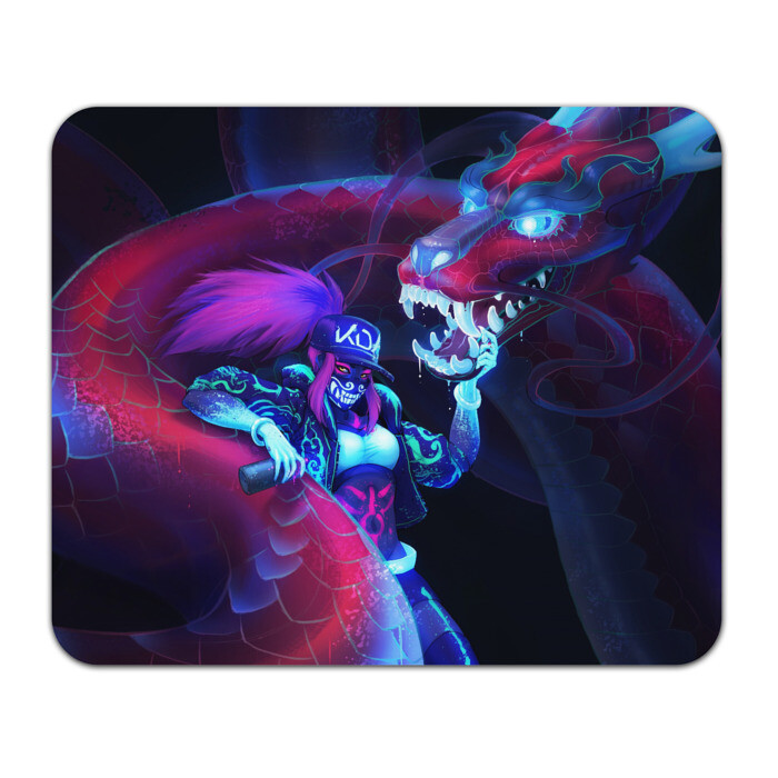 Коврик для мышки прямоугольный League of legends Akali KDA фото