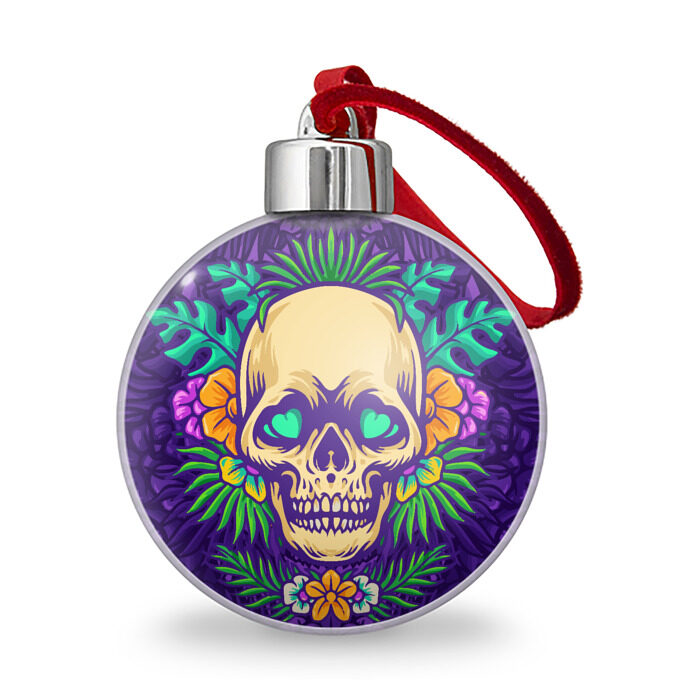 Ёлочный шар Райский череп фото