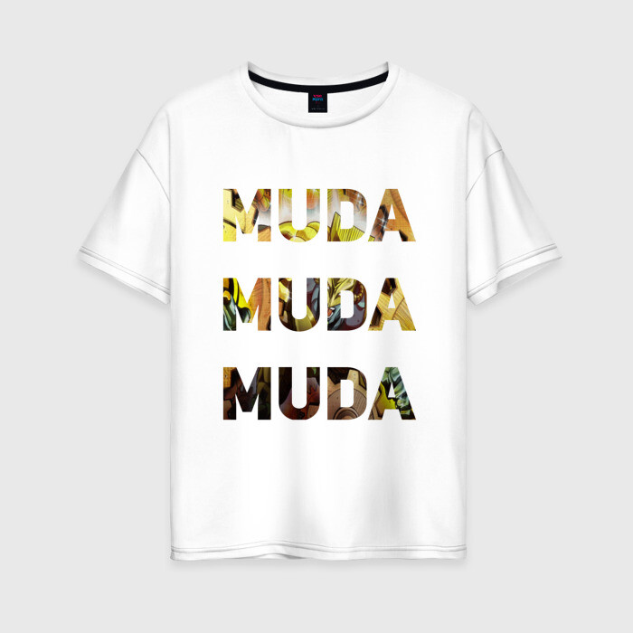 Женская футболка хлопок Oversize JoJo фото