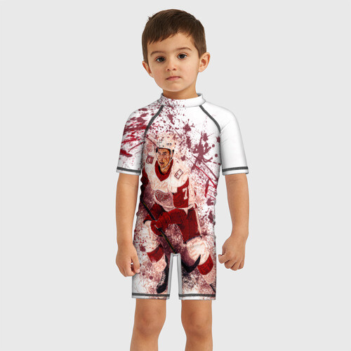 Детский купальный костюм 3D Хоккеист  фото