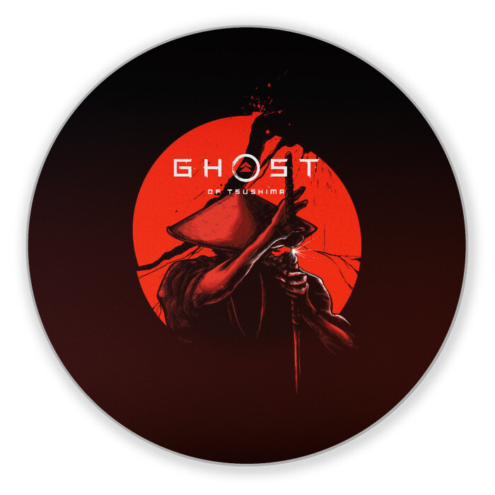 Коврик для мышки круглый Ghost of Tsushima фото