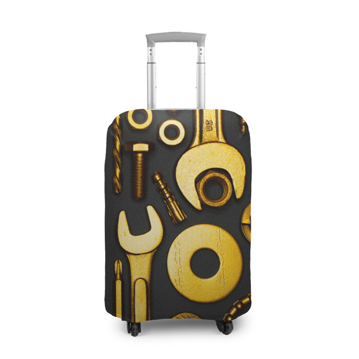 Чехол для чемодана 3D КЛЮЧ ГАЙКА фото