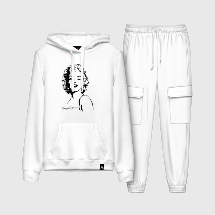 Женский костюм хлопок (с толстовкой) Мэрилин Монро фото