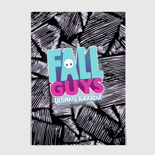 Постер Fall Guys. фото