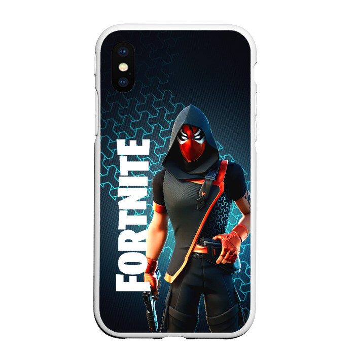 Чехол для iPhone XS Max матовый FORTNITE фото