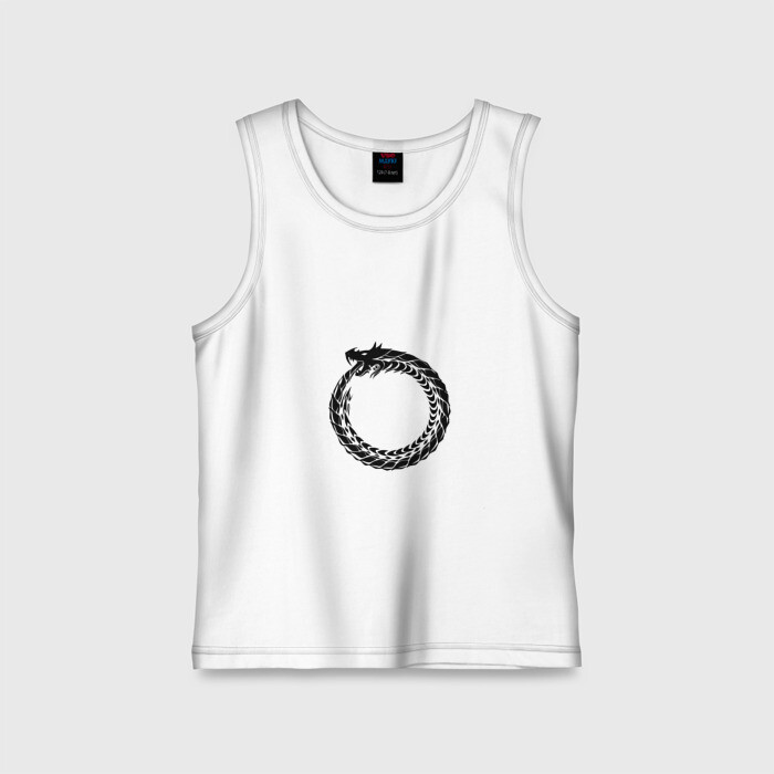 Детская майка хлопок Уроборос фото