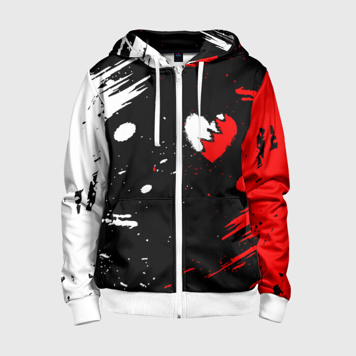 Детская толстовка 3D на молнии xxxtentacion фото