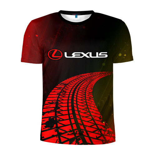 Мужская футболка 3D спортивная LEXUS / ЛЕКСУС фото